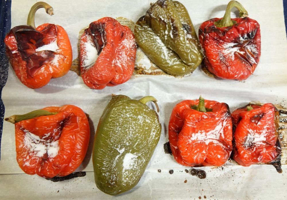 פלפלים עם מלח